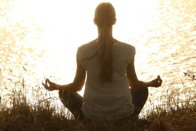 Woman practicing dance, yoga, and meditation